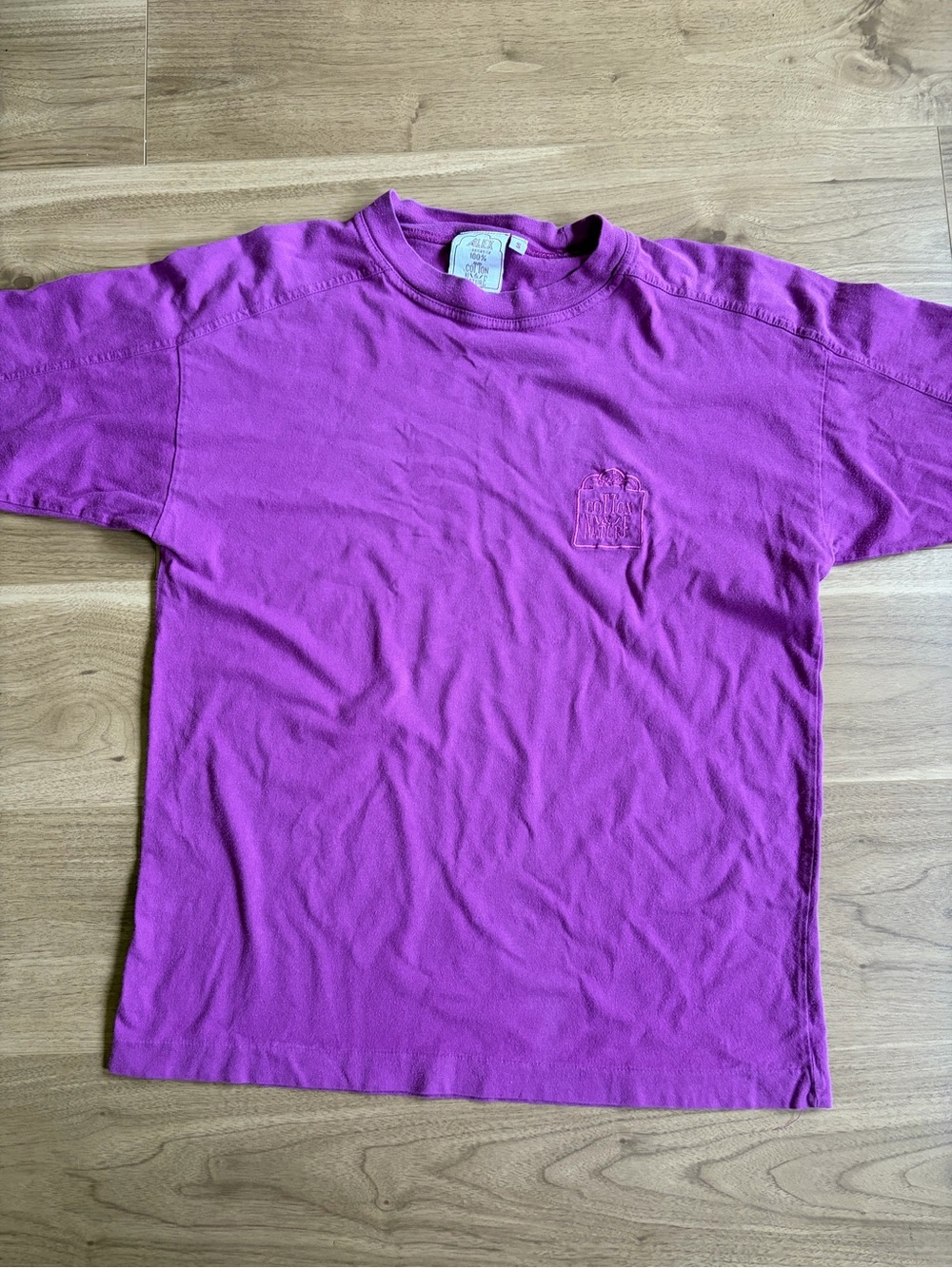 100% cotton T-Shirt in purple Alex Athletics